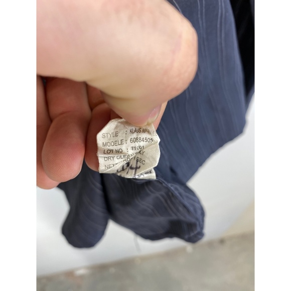 Theory Men's Long Sleeve Button Down Striped Shirt - Picture 7 of 8